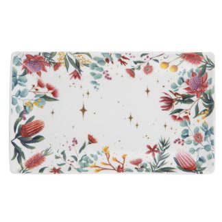 Twinkling Blooms Rectangle Platter