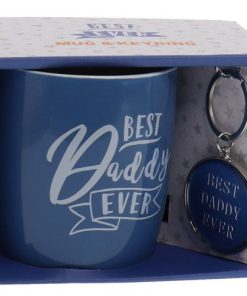 Best Daddy Ever Mug Keyring Set