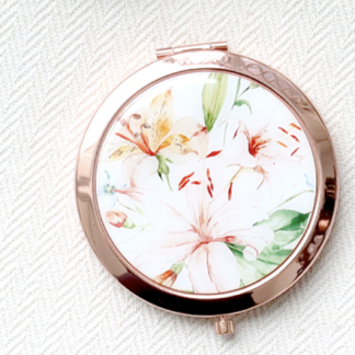 Mother's Day Floral Compact Mirror