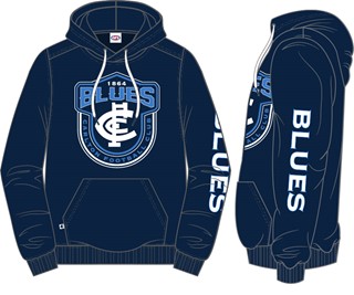 Mens Supporters Hood Blues