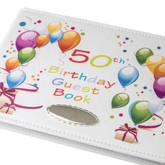 Russell Collection Occasion Specific Giftware - 50th Birthday Guest Book