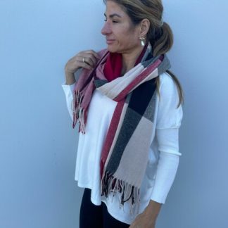 Scarf Woven Winter Light