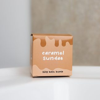 Caramel Sundae bath bomb