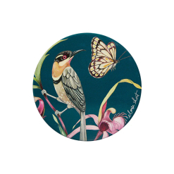 Eloise Ceramic Round Coaster Spinebill Hone