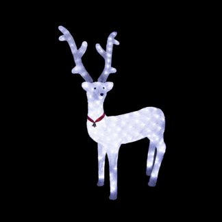 Acrylic White Reindeer – H95
