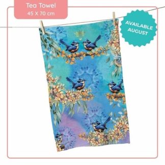 Tea Towel Royal Wrens