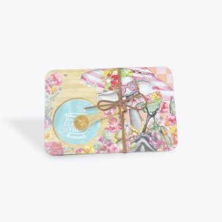 Tea Time Tray With Spoon Fancy Emu