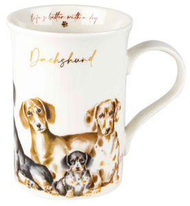 Muddy Paws Daschshund Mug