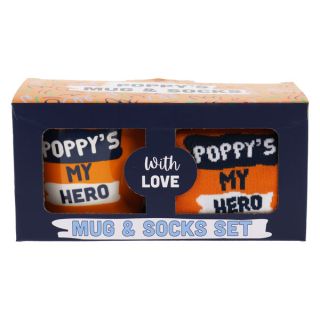 Poppys Hero Mug and Sock Set