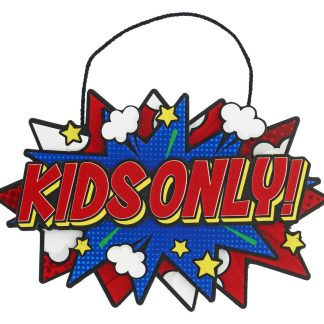 Kids Only 3D Wall Sign / Room Door Sign