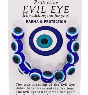 The Protective Evil Eye Blue Resin Bracelet 12MM