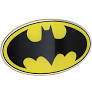 Batman Oval Logo Decal (Black and Yellow)