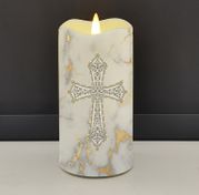 Twilight Led Candle Cross