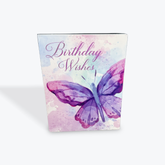Gift Card Birthday Wishes Butterfly