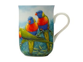 Birds of Australia 10 year Anniversary Mug 300ML Lorikeet