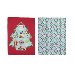 MW Tis The Season Tea Towel 50x70cm Set of 2 Assorted