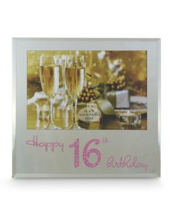 Happy Birthday 16th Frame Pink