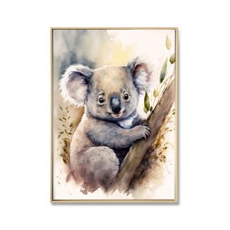 Koala Watercolor Canvas