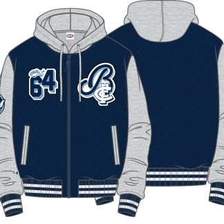 Mens Bomber Jacket W Hood