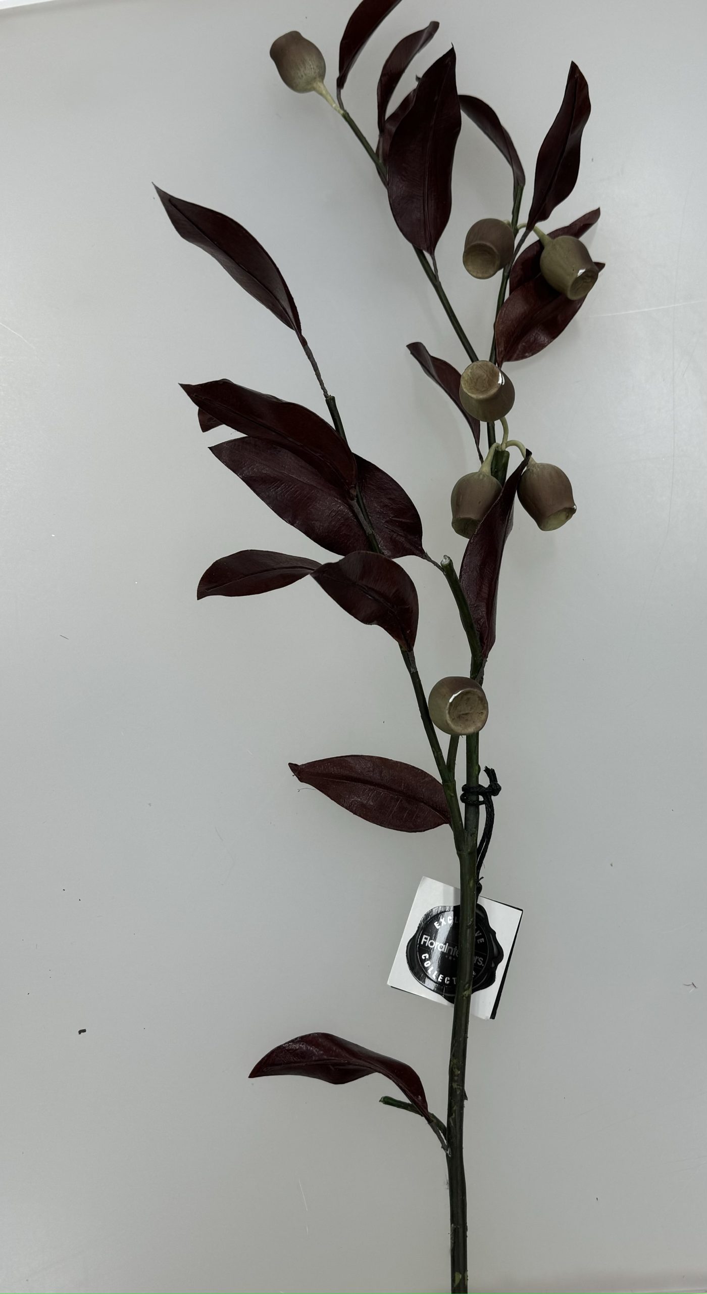 Burgandy Eucalyptus Gum Artificial Stem 94cm