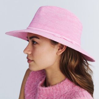 Jacqui Mannish Hat - Candy Pink RL73