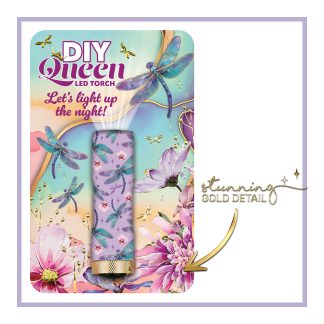 LED Torch with print Delightful Dragonflies