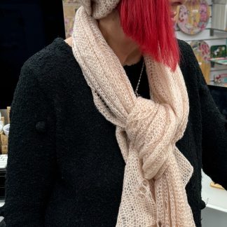 Rib Beanie Rose Colour