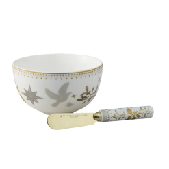 MW White Christmas Dip & Spreader Set Gift Boxed