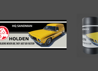 HQ SandmanYellow Insulated Drinks Cooler 375ml