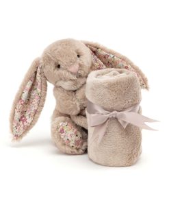 Jellycat Blossom Bea Beige Bunny Soother Brown
