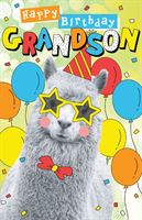 Happy Birthday Grandson Card