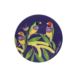 Eloise Ceramic Round Coaster Gouldian Finch