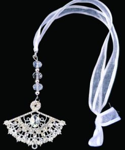 Designer Diamond Fan Wedding Charm