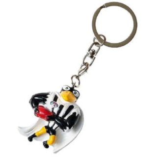 AFL Collingwood Magpies Team Mascot Novelty Keyring
