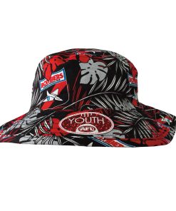AFL Essendon Bombers Adults Mens Tropical Bucket Hat