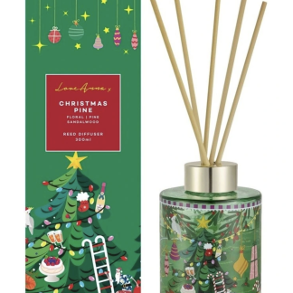 LA Festive Down Under Diffuser 300ML Christmas Pine Gift Boxed