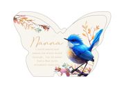 Mystical Blooms Epoxy Butterfly Plaque - Nanna