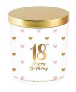 18 Sweet Heart Candle Vanilla/Lavender