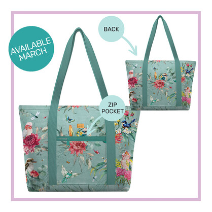 Large Tote Cooler Bag Feathered Friends