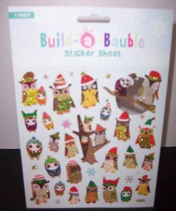 Build A Bauble Sloth Sticker Sheet