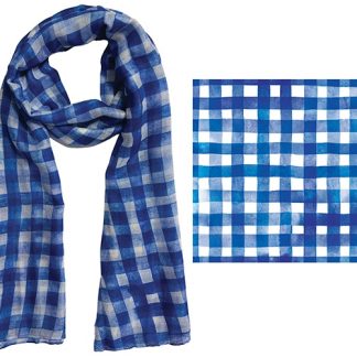 Scarf FM Watercolour Gingham
