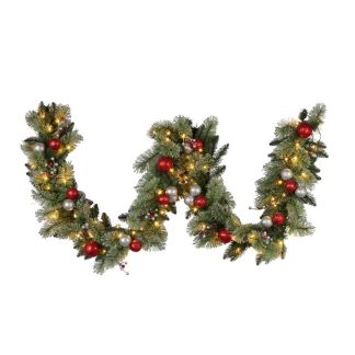 Garland with Lights, 274cm Jingle Bells Collection