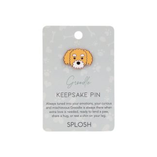 Groodle Keepsake Pin