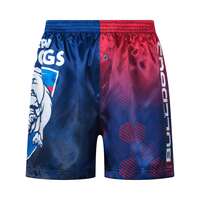 Western Bulldogs Mens Satin Boxer Shorts