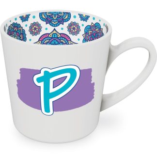 P motif mug female