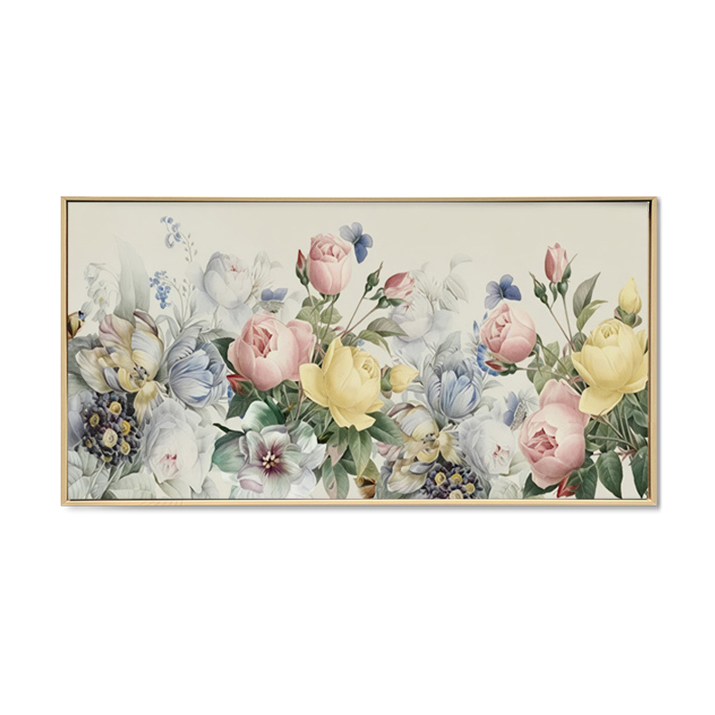 Floral Mural - Brushed