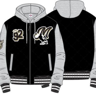 Mens Bomber Jacket W Hood