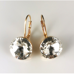 Earings Gold & With Crystal