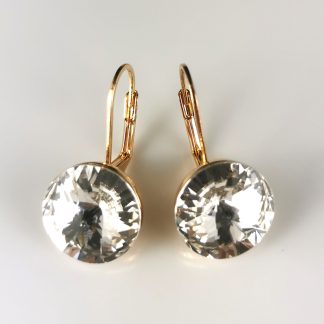 Earings Gold & With Crystal