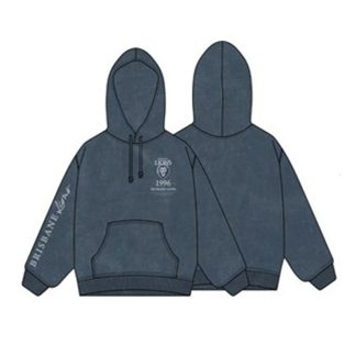 Brisbane Lions Acid Wash Hoodie